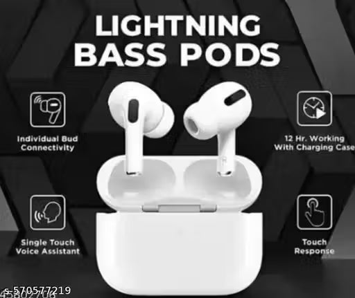 True Wireless Earbuds with Deep Bass & Touch Control