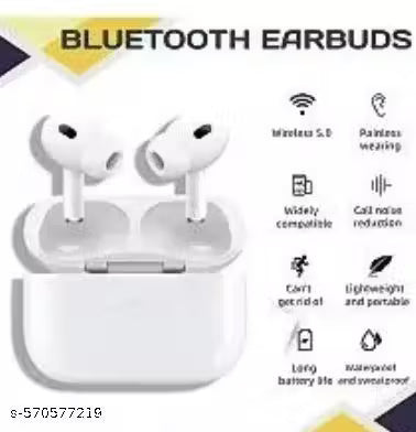 True Wireless Earbuds with Deep Bass & Touch Control