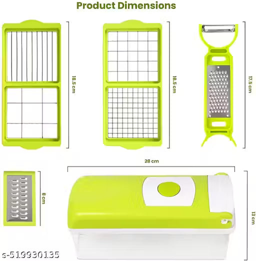 Multifunctional 10-in-1 Veg Chopper