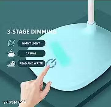 Sleek LED Study Lamp with Total Adjustability