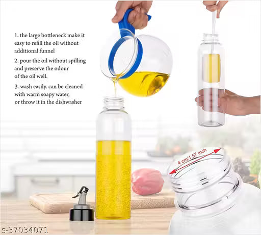 Smart Glass Oil Dispenser Bottle