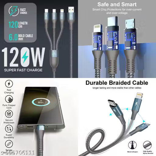 PowerLink 3-in-1 Fast Charging Cable